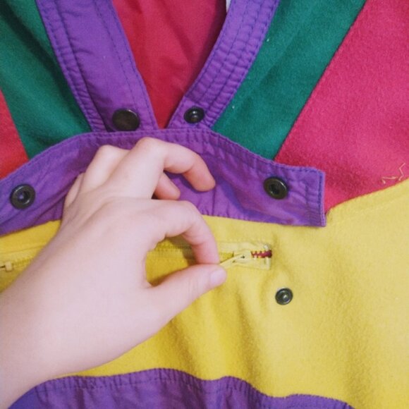 Komitor 1980's vintage Fleece half zip - Picture 4 of 7